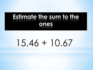 Name the place value 13.678