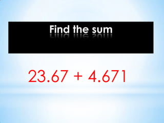 Estimate the quotient using compatible numbers26.28 ÷ 4.67
