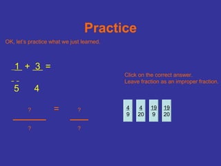 Adding And Subtracting Fractions | PPT