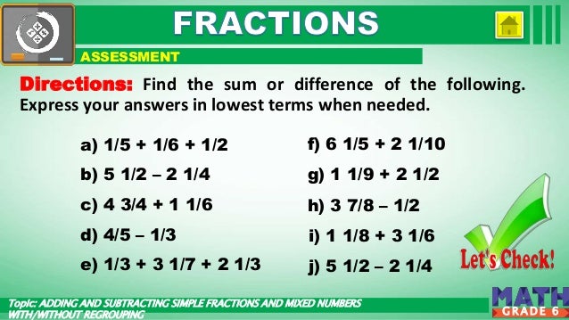 Math 6 Grade 6 1st Quarter Lesson 1