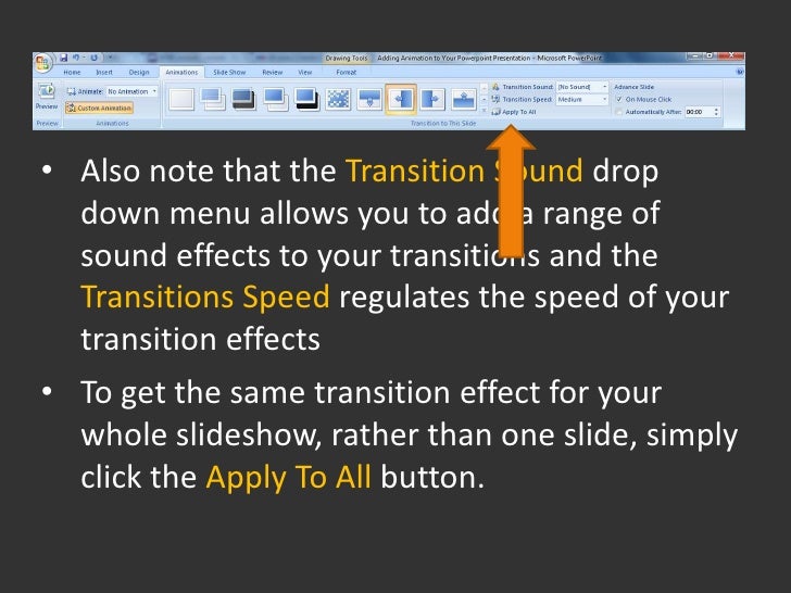Adding Animation To Your Powerpoint Presentation