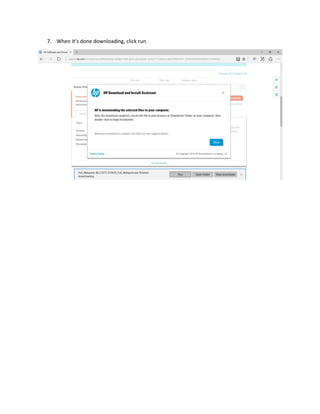 7. When it’s done downloading, click run.
 