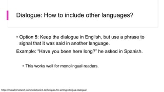 Adding dialogue and sensory detail to your personal narratives | PPTX