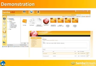 Drupal CMIS Modulecmis.module- CMIS client apicmis_common.module- CMIS common client library implementation cmis_browser.module- CMIS repository browser cmis_query.module- Provides the ability to run CMIS 1.0 queries against the current CMIS repository. cmis_sync.module- Allows synchronization between Drupal nodes and CMIS objects. cmis_headerswing.module- Demo module that demonstrates using hook_cmis_service() to access the CMIS repository via header-based authentication such as Basic Auth or NTLM. cmis_dev.module- Demo module that displays current CMIS repository's properties. Useful for basic connection testing.