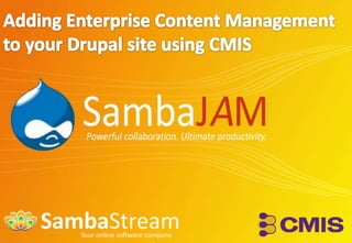 Adding Enterprise Content Management to your Drupal site using CMIS 