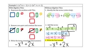 Adding polynomials examples | PPT