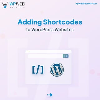 Adding Shortcodes to WordPress Websites PDF.pdf