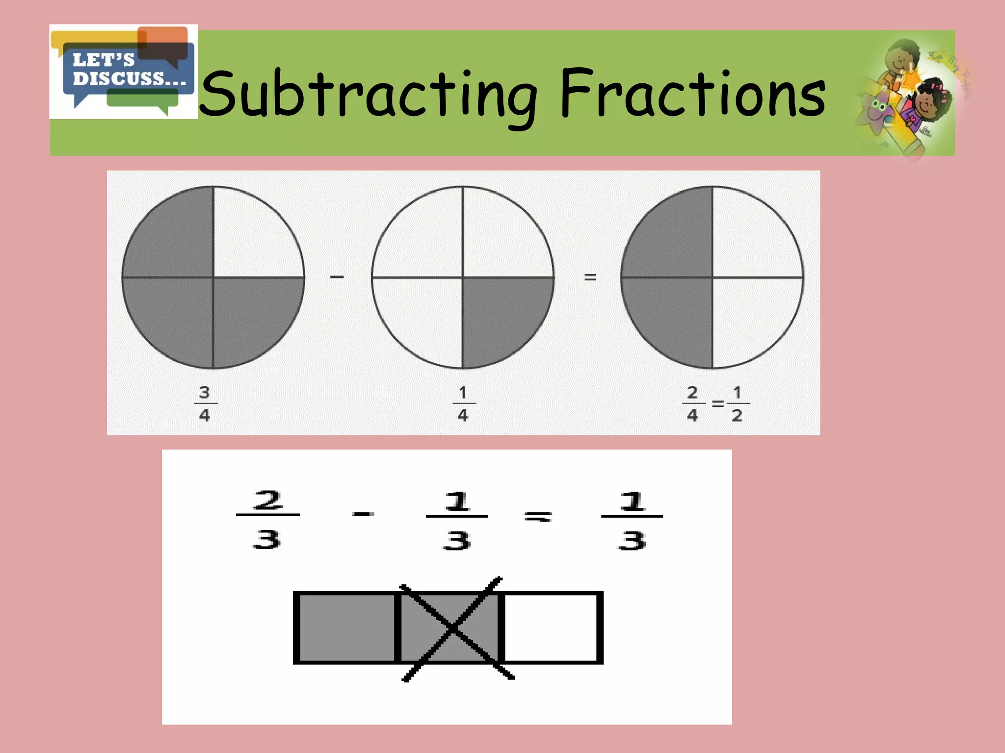 Subtracting Fractions
 