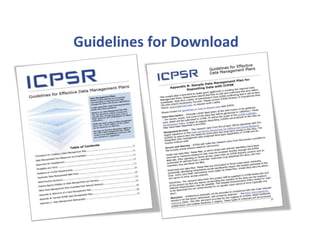 Guidelines for Download
 
