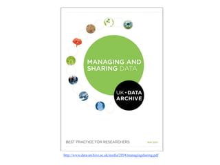 http://www.data-archive.ac.uk/media/2894/managingsharing.pdf
 