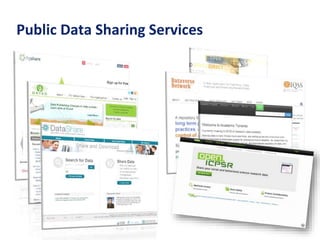 Public Data Sharing Services
 