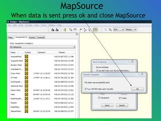 Adding waypoints to Arc Map | PPT