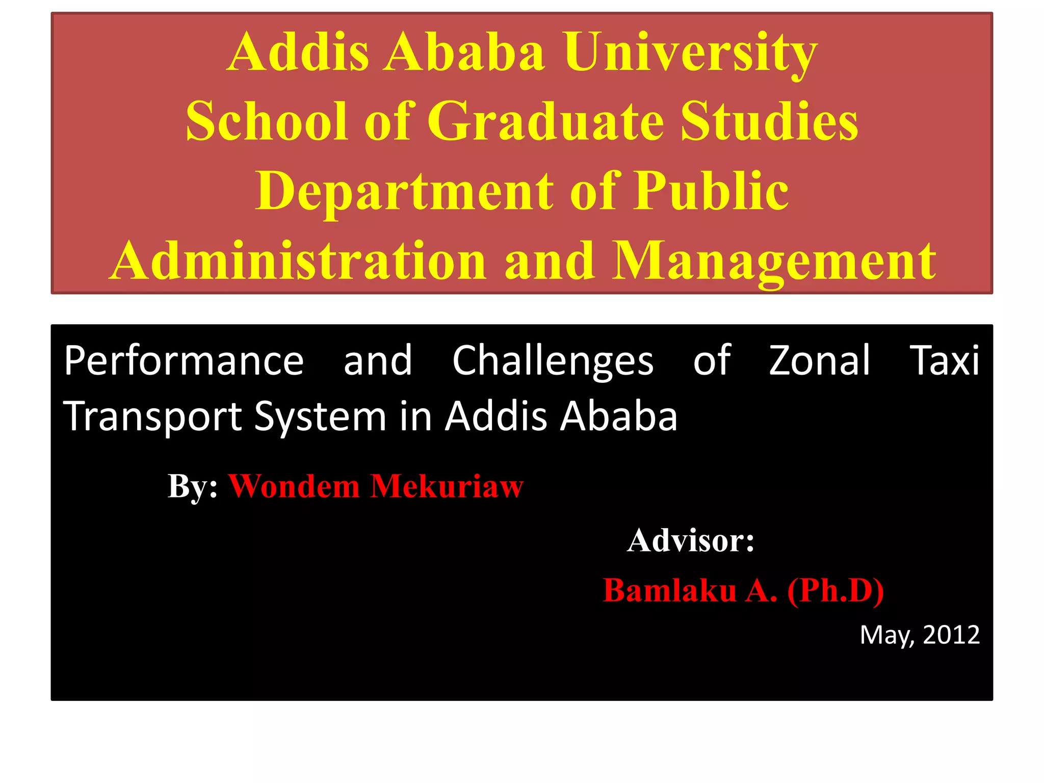Addis ababa university pdf