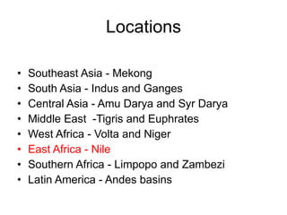 Research on sustainable intensification in the CGIAR research programs