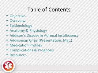 Addison Medication Addisonian 1 | PPT