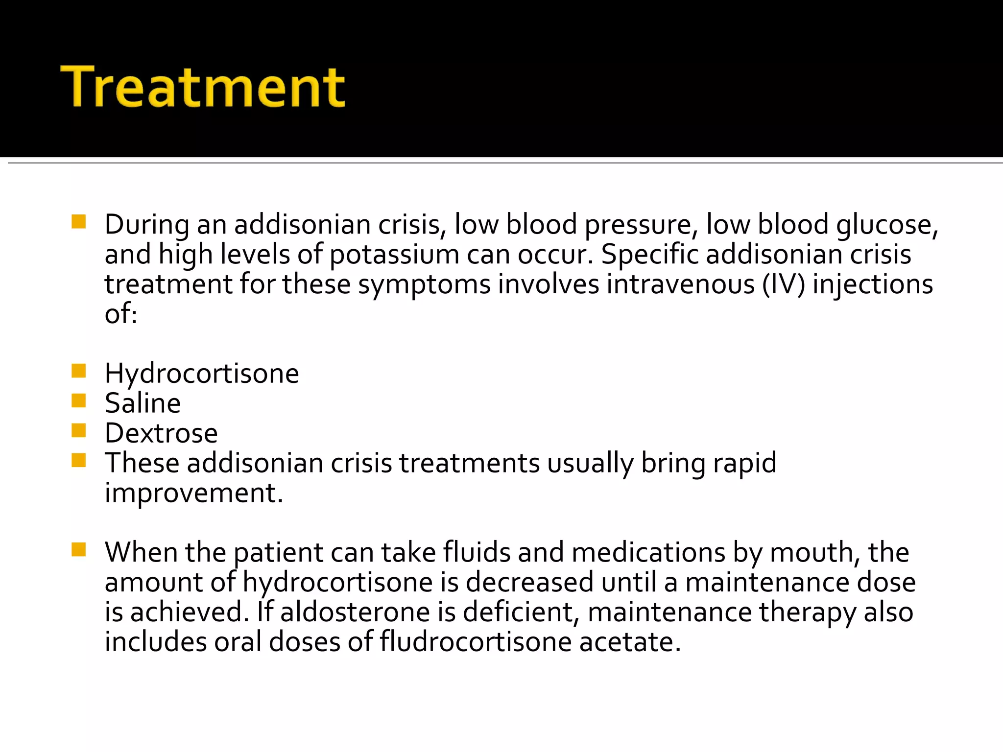 Addisonion crisis | PPT