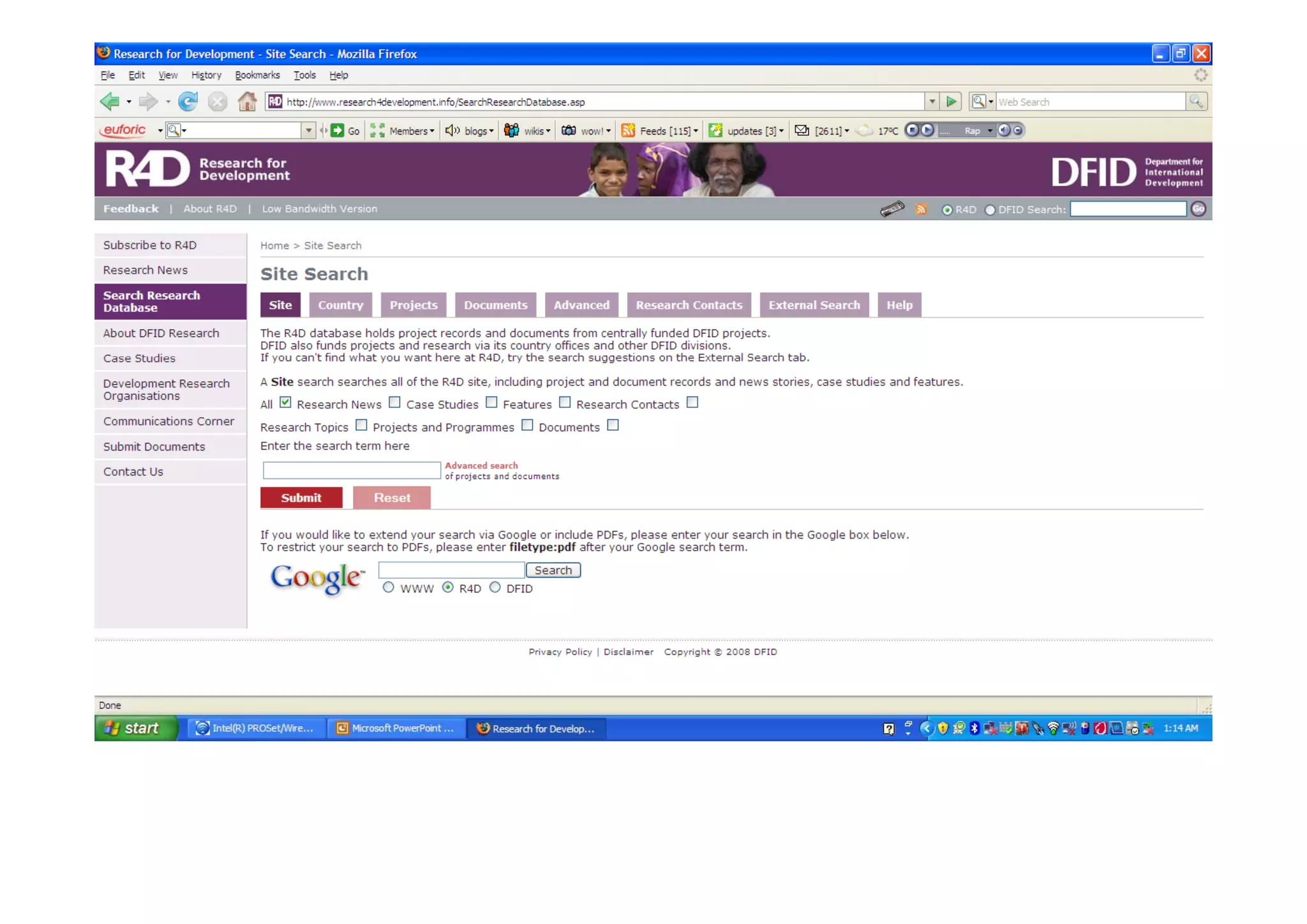 Research for Development explained: DFID's approach to research dissemination