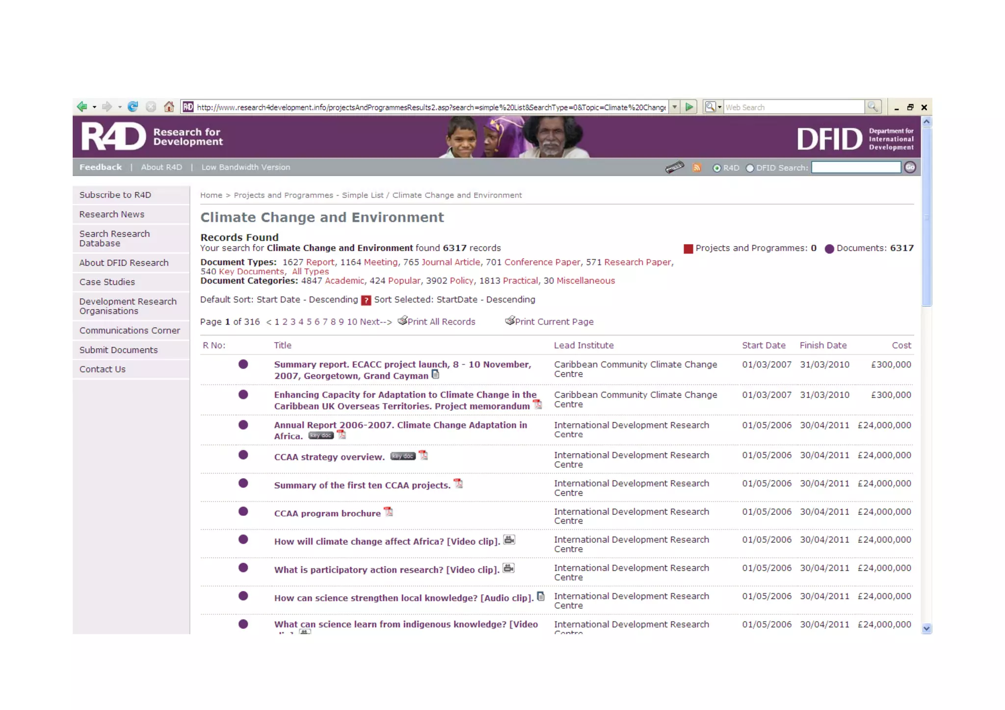 Research for Development explained: DFID's approach to research dissemination