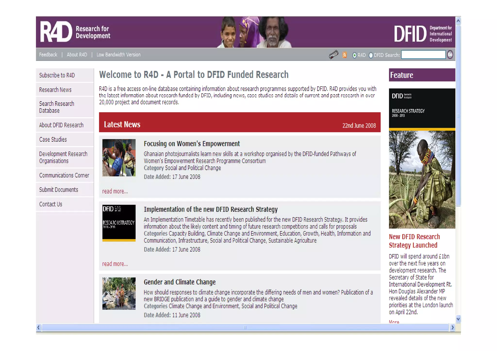 Research for Development explained: DFID's approach to research dissemination