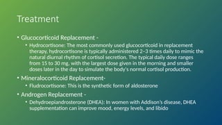 Addison Medication addisons cause symptom diagnosis treatment | PPTX