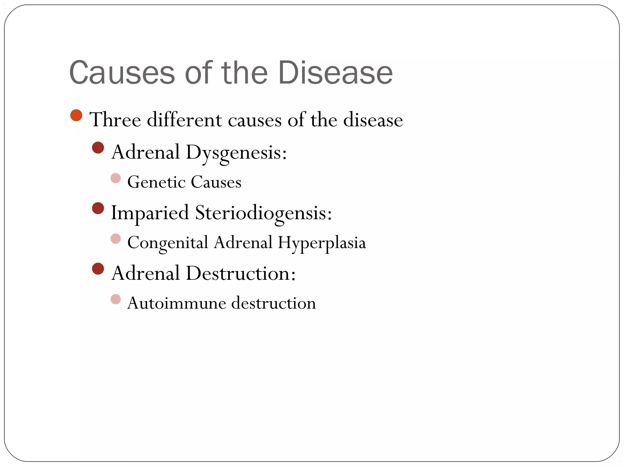 Addison’s disease | PPT