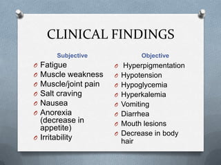 Addison’s disease final ppt | PPTX