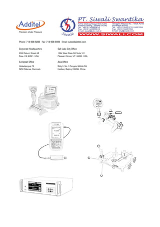 Additel Catalog 2017 | Additel Katalog 2017 | PDF
