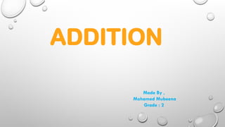 Comprehensive Addition Lesson for Grade 2 Students with Real-Life ...