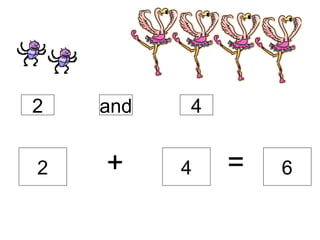 + = 2 and 4 2 4 6 