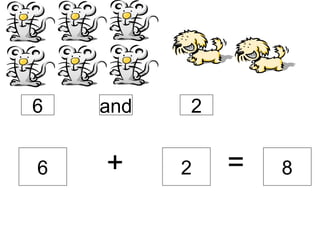 + = 6 and 2 6 2 8 