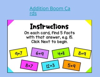 Addition Adding Single Digit Numbers.pptx