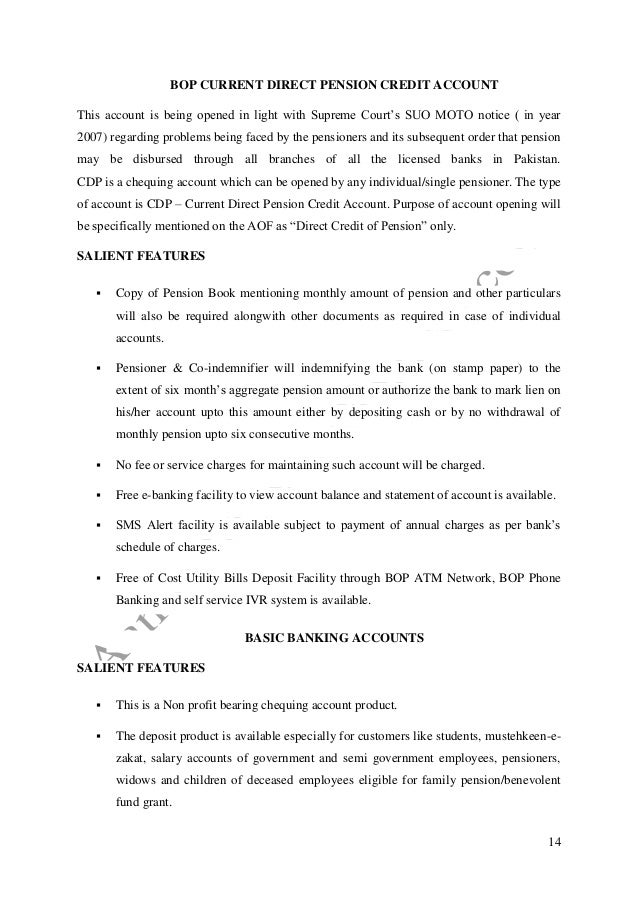 The Bank Of Punjab Latest Internship Report With Three Years Financia