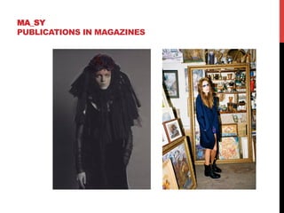MA_SY
PUBLICATIONS IN MAGAZINES
 