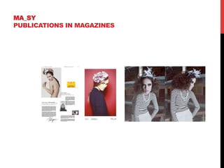MA_SY
PUBLICATIONS IN MAGAZINES
 