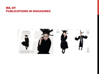 MA_SY
PUBLICATIONS IN MAGAZINES
 