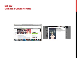 MA_SY
ONLINE PUBLICATIONS
 
