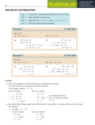 Can Rearrange Using Factorisation Additional mathematics 1.pdf