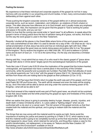 Additional Resources on Understanding the Gospel DOC Christianity Additional Resources on Understanding the Gospel DOC Christianity