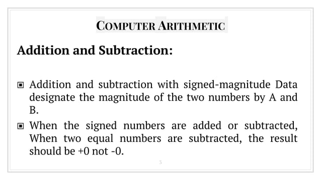 Hardware implementation for Addition and subtraction in Digital ...