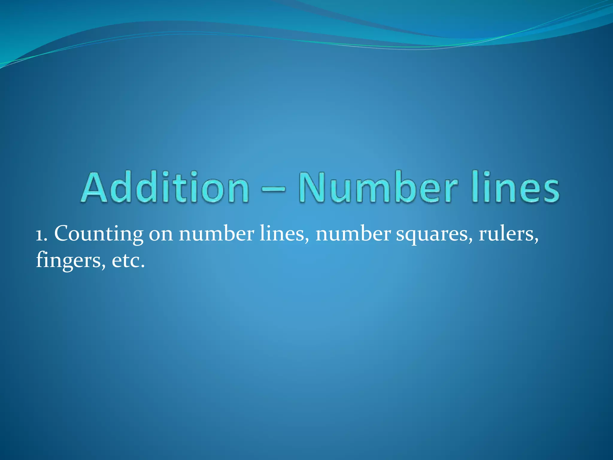 AdditionNumberLines001 | PPTX