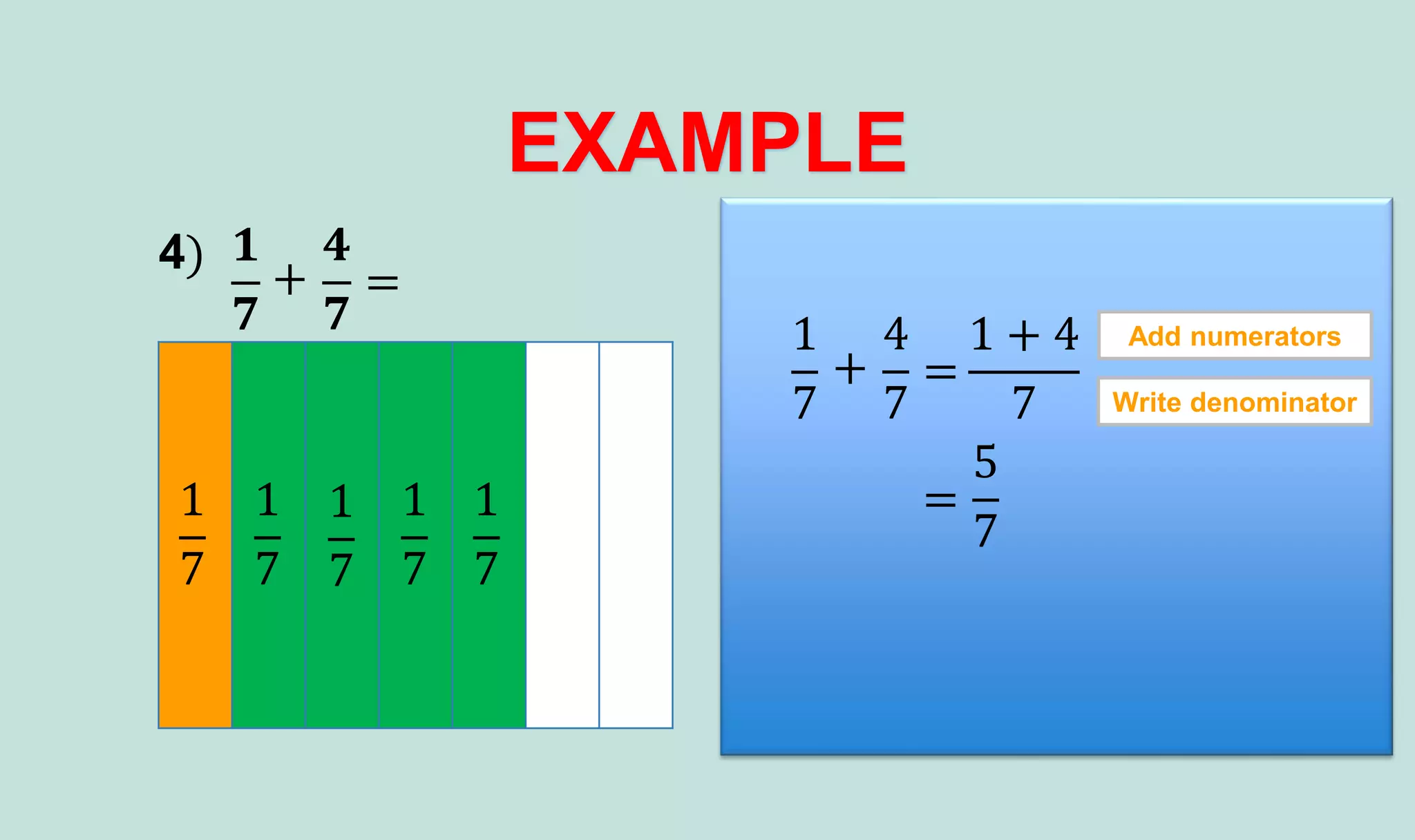 Addition of fractions | PDF