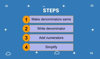 Addition of fractions | PDF