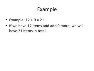 Understanding Addition: Basic Math Operation and Everyday Use | PPTX