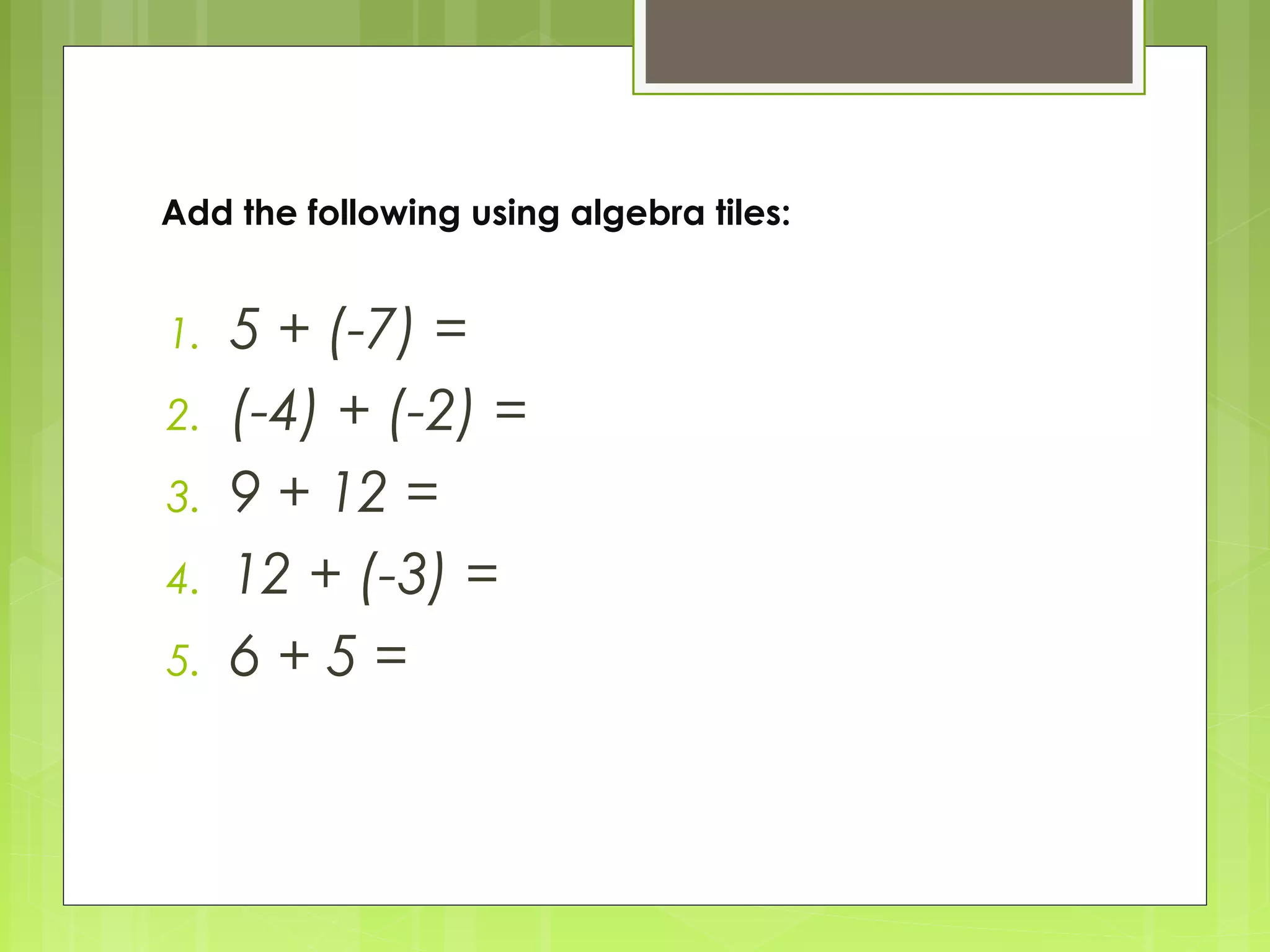 lesson plan on Addition & subtraction of integers | PPT | Physics | Science
