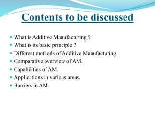 Additive manufacturing | PPTX
