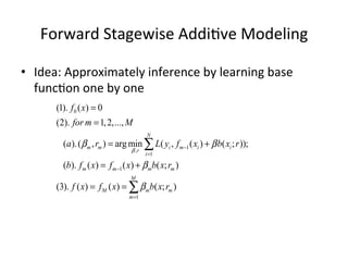 Additive model and boosting tree | PDF