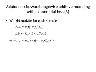 Additive model and boosting tree | PDF