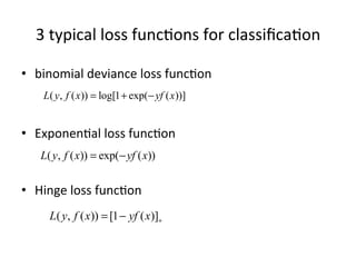 Additive model and boosting tree | PDF