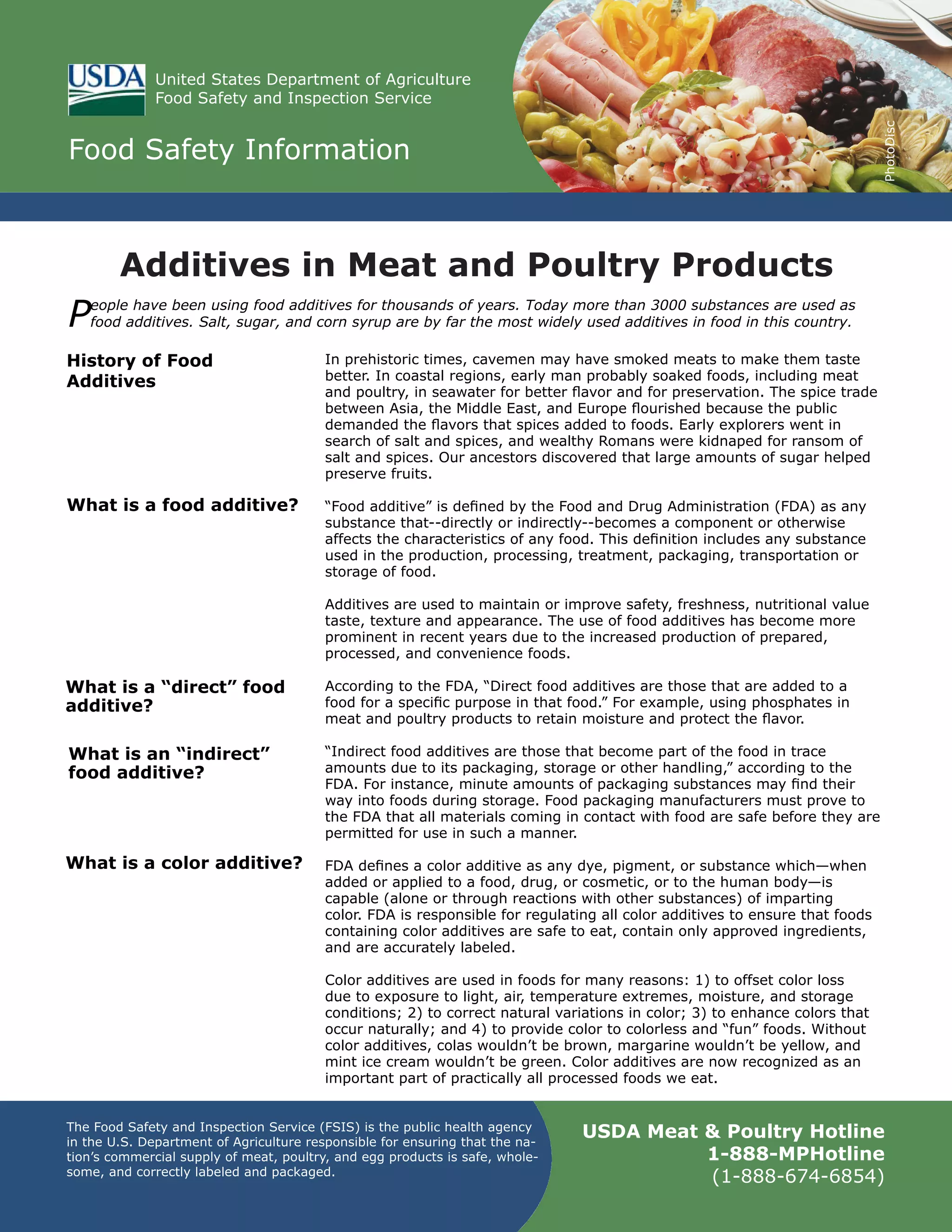Additives in-meat-and-poultry-products | PDF