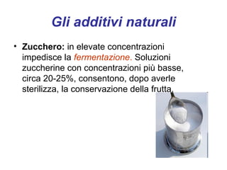 Additivi alimentari | PPT
